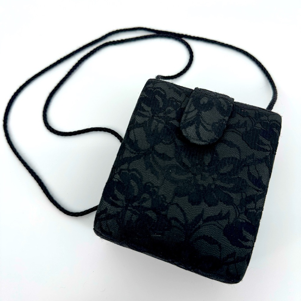 Magid Vintage Black Lace Handbag